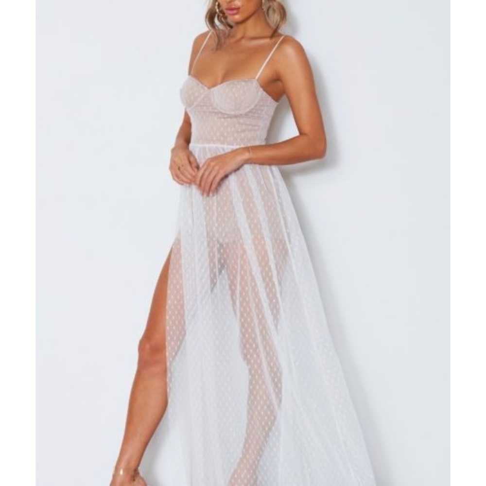 Never worn maxi dress from whitefoxboutique